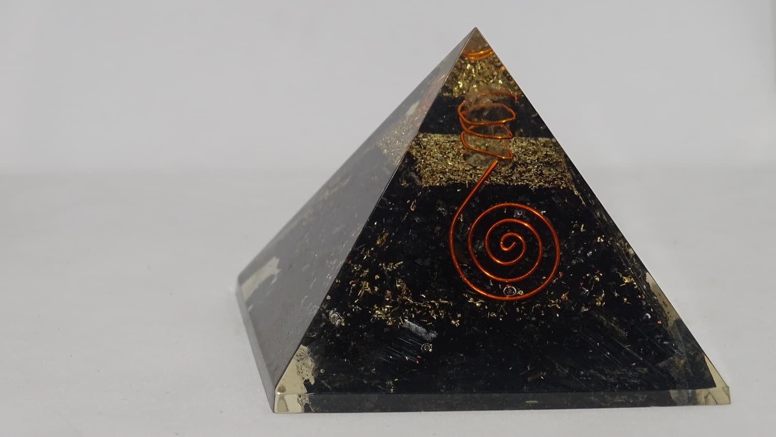 Black Tourmaline Orgonite Pyramid