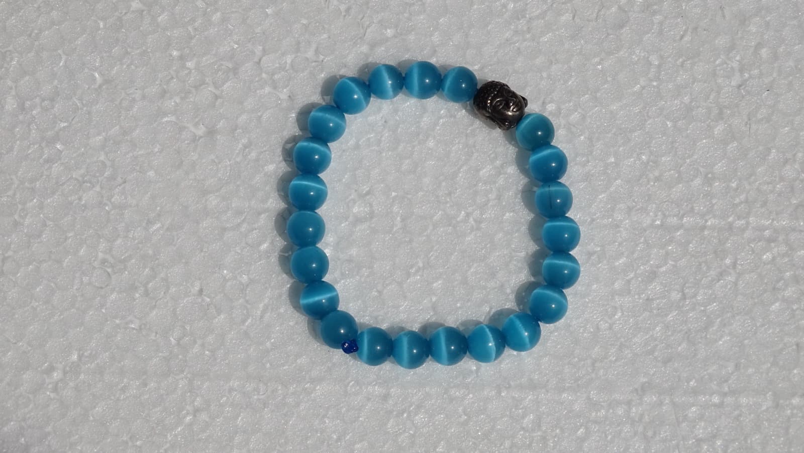 Blue Cat's Eye Bracelet (8 mm)