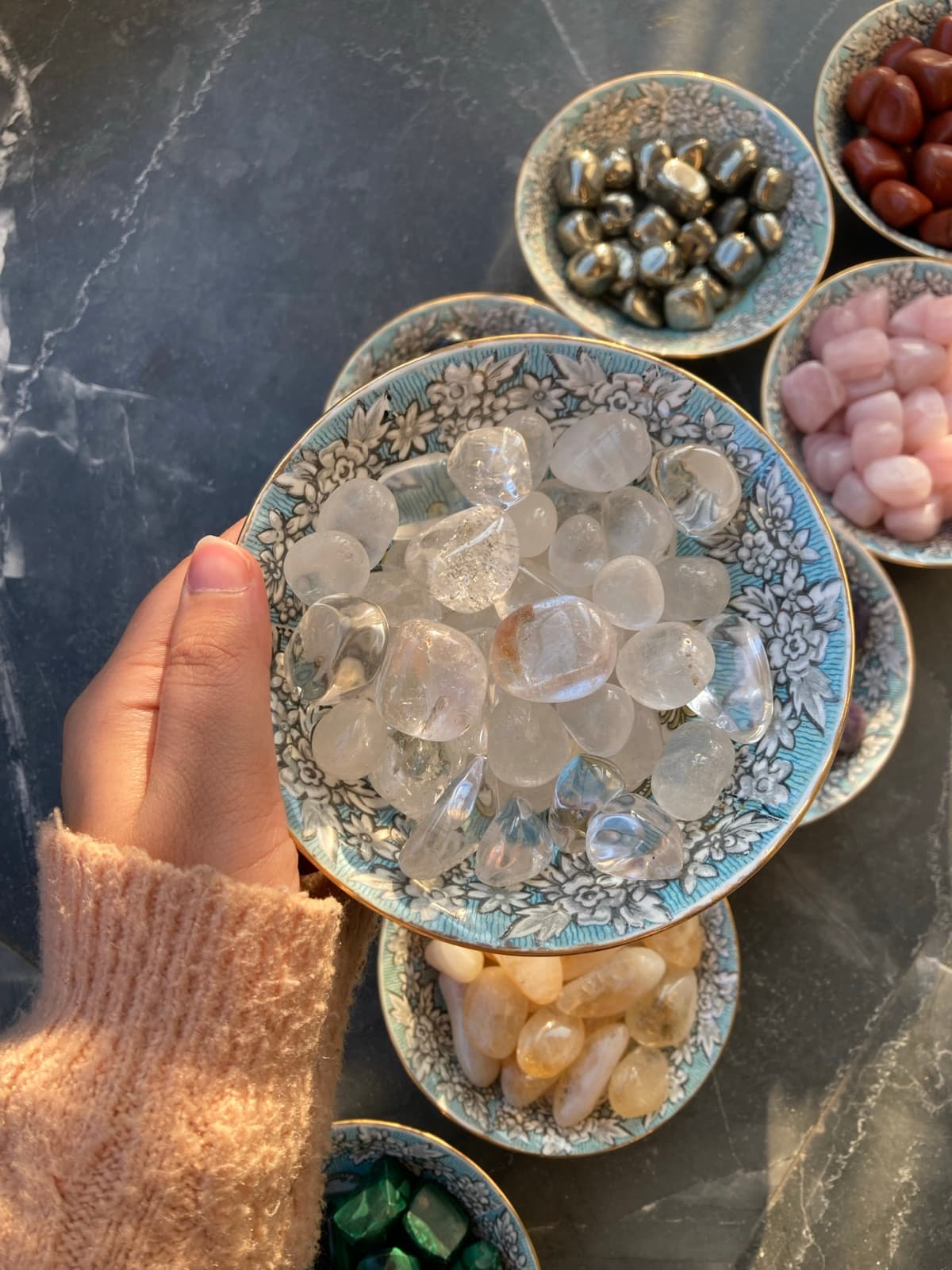 Clear Quartz Tumbled Stones