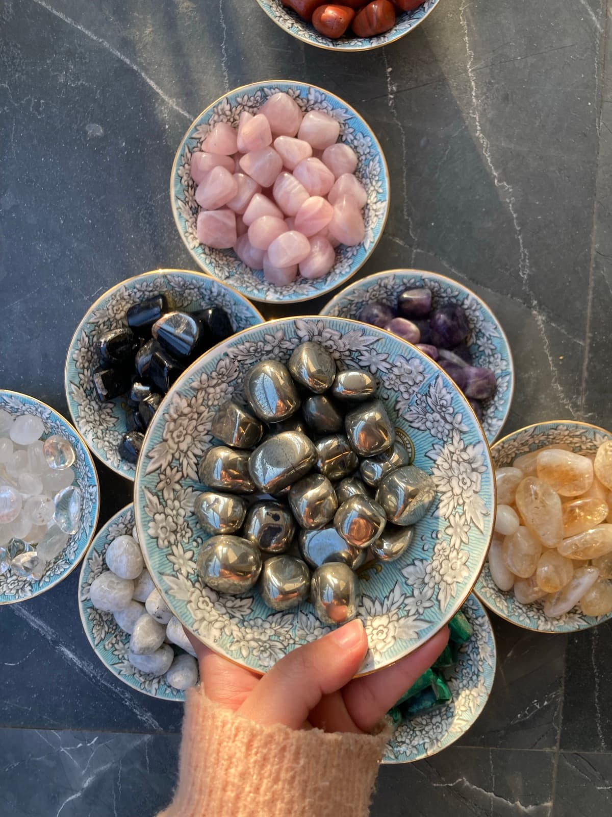 Pyrite Tumbled Stones