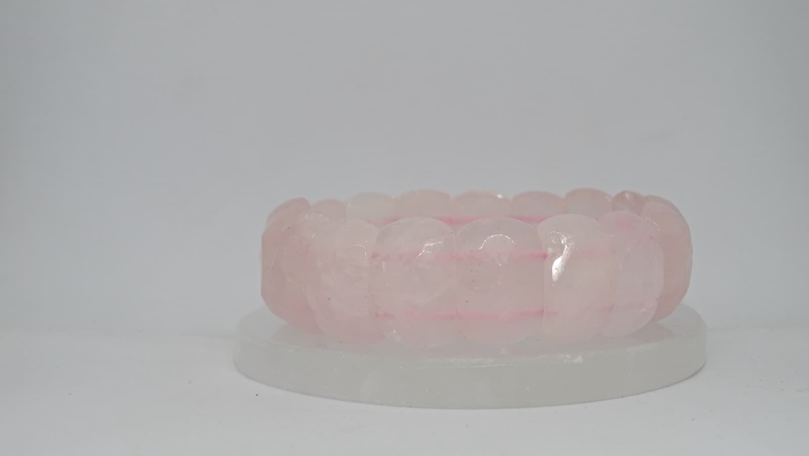 Rose Quartz Faceted Bracelet