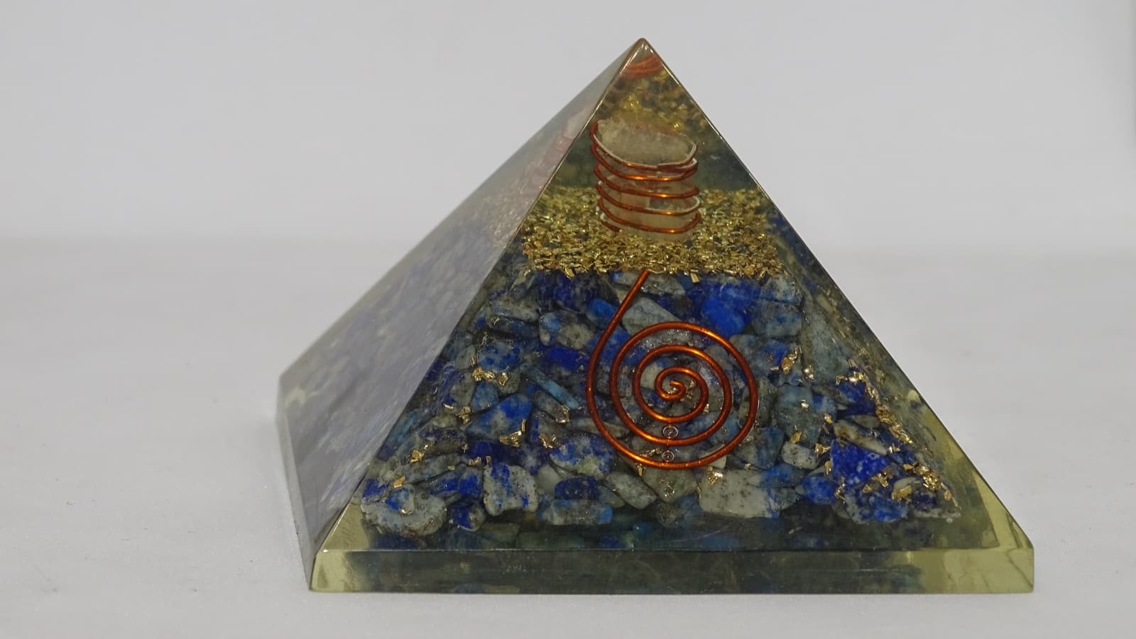 Lapis Lazuli Orgonite Pyramid view 1